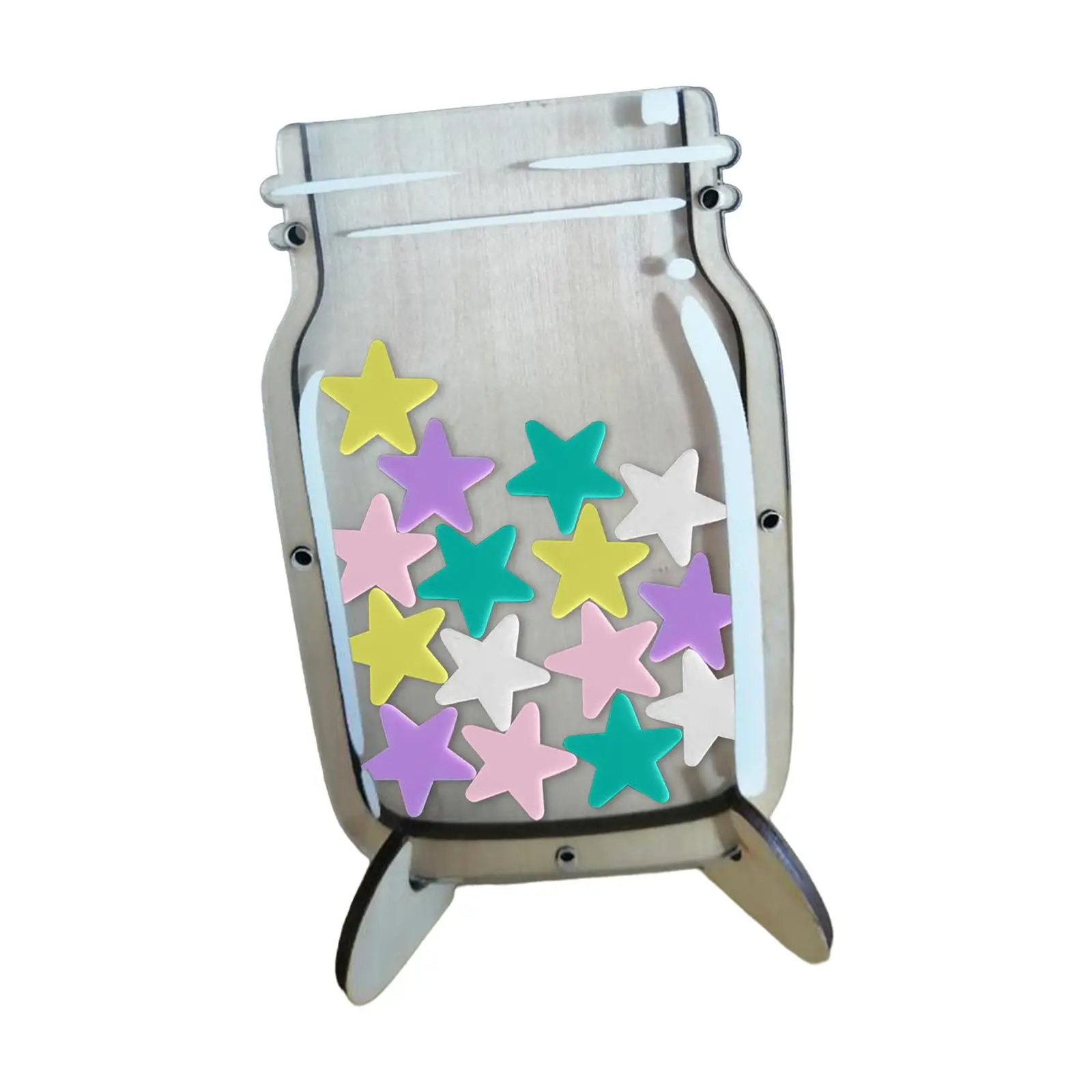 

Wood Reward Jar Gifts Reward System Children Positive Behavior Jar Incentive Coin Training Jar School Classroom Decor