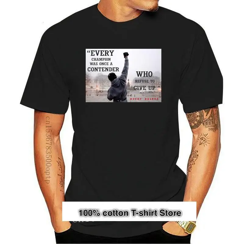 

Camiseta Unisex M19 de Rocky Balboa Rocky 1, póster de película, nueva