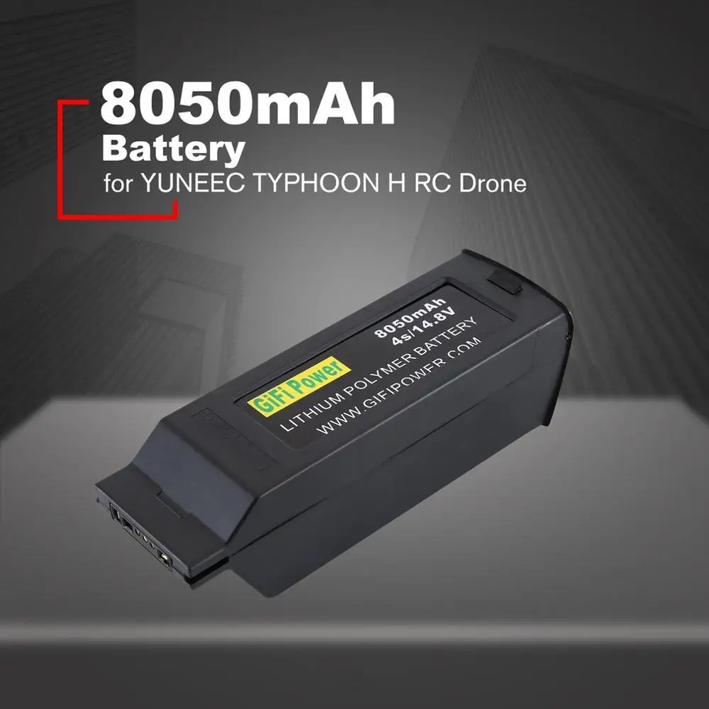 

8050 мАч батарея большой емкости 14,8 в 4S Улучшенная сменная Lipo аккумулятор для беспилотника батарея для Yuneec Typhoon H H480