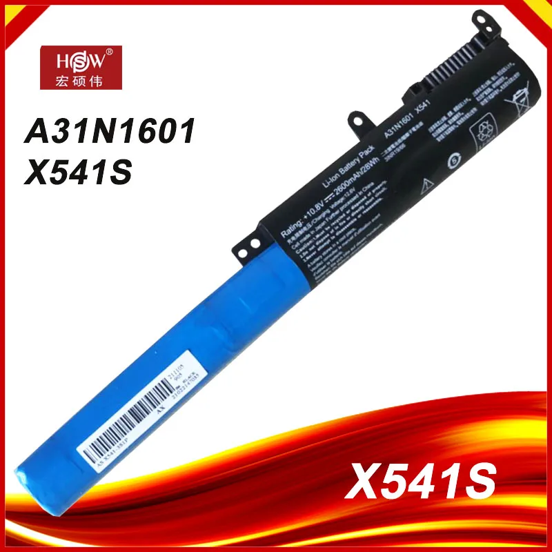 

A31N1601 Laptop Battery For ASUS For ASUS VivoBook Max X541N X541S X541SC X541U 3CELLS
