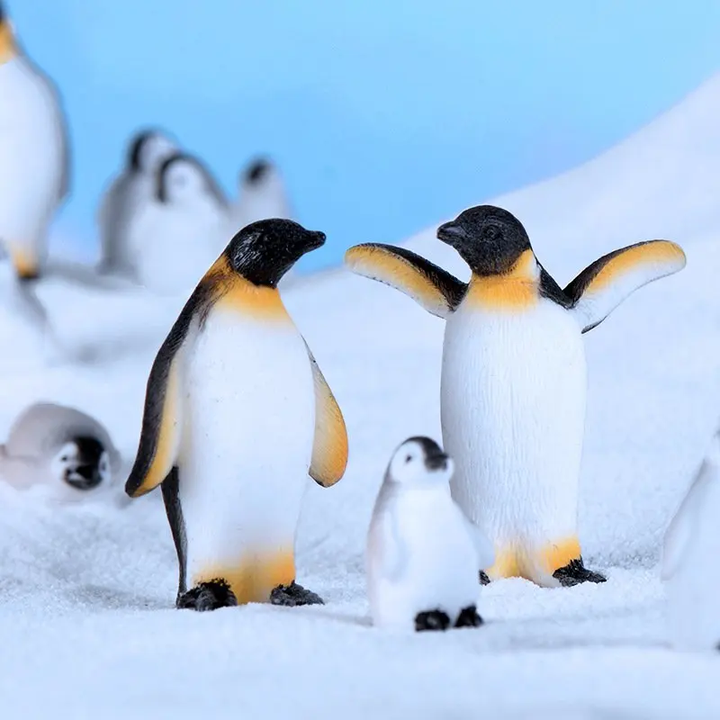

Mini Penguin Figurines Resin Micro Landscape Handicraft Ornament Home Table Desktop Decoration Garden Supplies