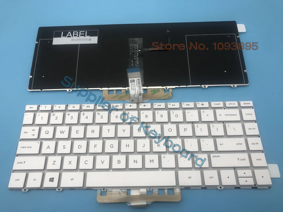 Клавиатура новая белая с английской подсветкой для HP Spectre 13-AF 13-AFxx 13-af000 13-af500 13-af000TU 13-AF002TU 13-AF003TU 13-AF004TU