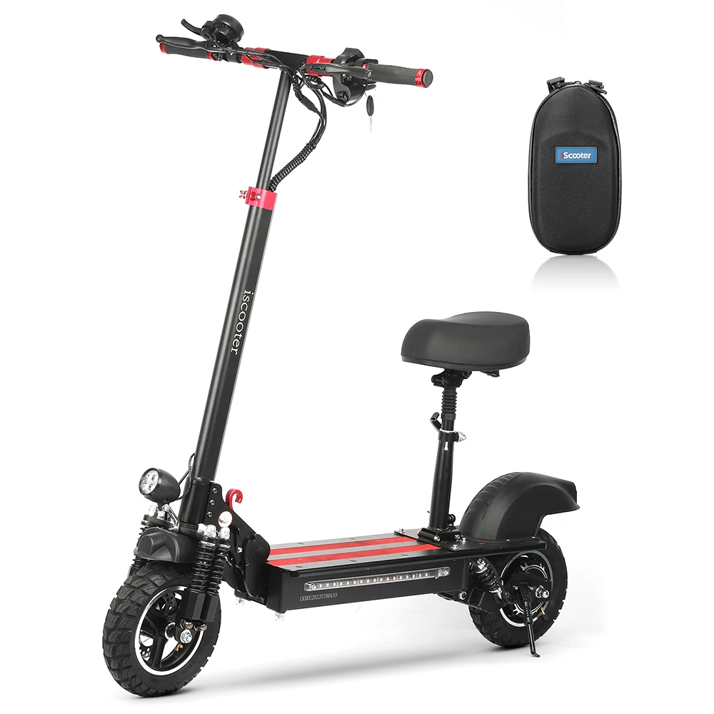 Лучший бренд iScooter iX5 электронный скутер электрический 10-дюймовый внедорожный