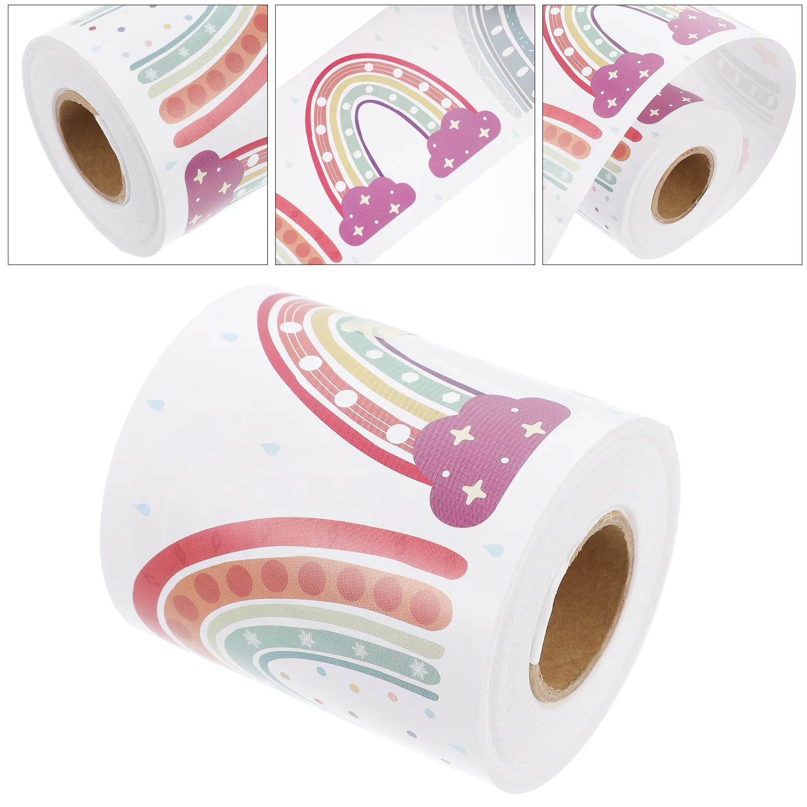 

Доска для границ bulletinclass отделка доски для витрин плакат Радуга для учителей украшение триммер бумага доска уведомления