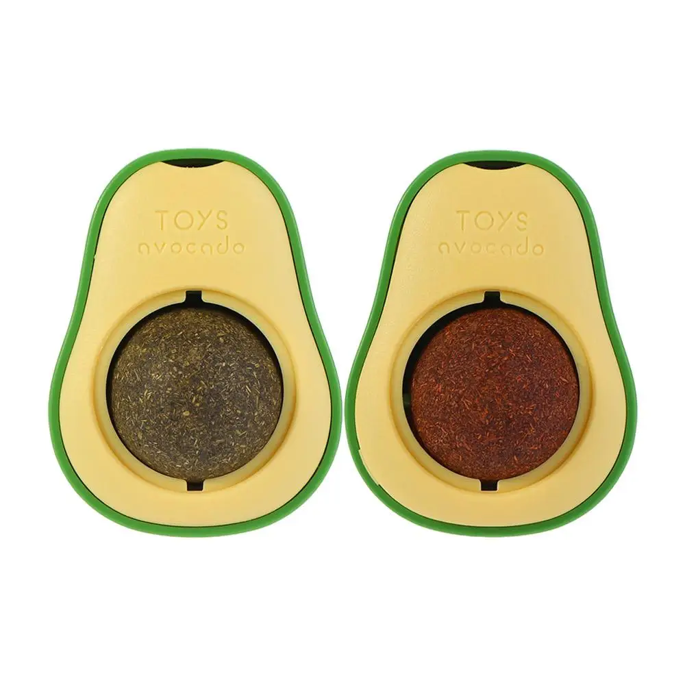 

Avocado Cleaning Grinding Teeth Catnip Bauble Teasing Supplies Cat Toys Ball Cat Accessories Chewing Toy Accessorie Pet Roducts