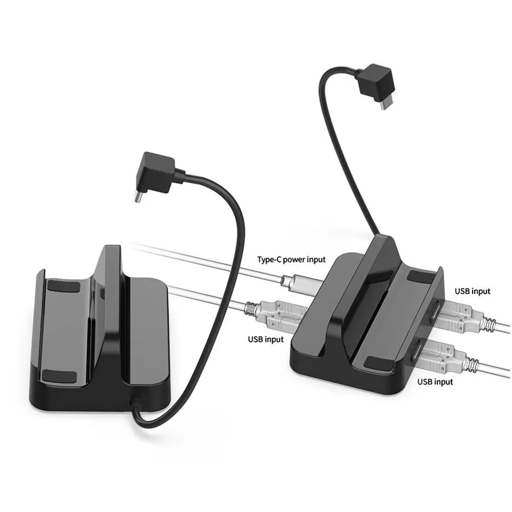 

Зарядная база Type-c с 3 USB-портами 2,0, док-станция, подставка, совместимая с паровой палубой, хостом, Прямая поставка