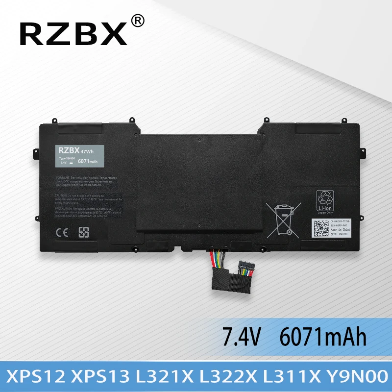 

RZBX Y9N00 C4K9V Laptop Battery for DELL XPS DUO 12 ULTRABOOK 12-L221x 9Q23 9Q33 9333 NVR98 XPS12D-1508/5708/2708/1701/2508/1501