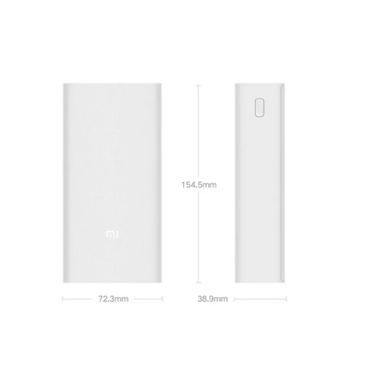 30000 мАч Xiaomi Power Bank 3 внешний аккумулятор USB Type C 18 Вт быстрая зарядка портативный Mi