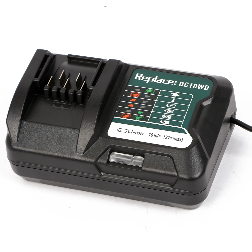 

Зарядное устройство Makita 12 В для аккумуляторов Makita DC10WD BL1015 BL1016 BL1021B BL1041B FD05 3A, зарядное устройство с вилкой для ЕС/США/Австралии
