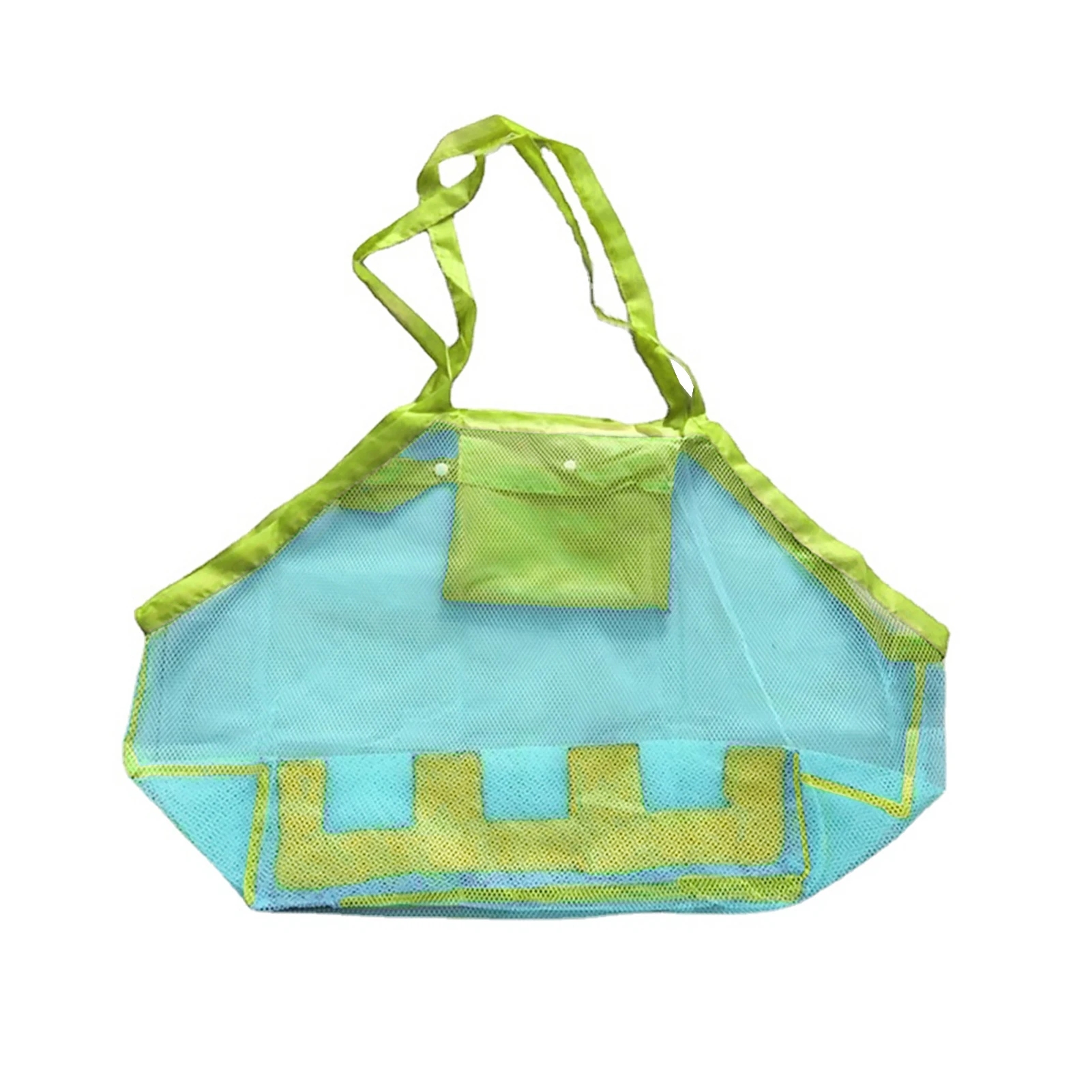 

Portable Travel Sand Away Storage Bag Reusable Outdoor Large Mesh Clothes Kids Toy Beach Tote Multifunction Foldable Market