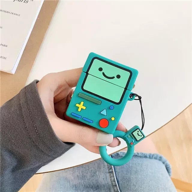 

Cute Cartoon Digital Products theme style Earphone Case For AirPods 2 3 2021 Silicone Cover For AirPods Pro Charging Box