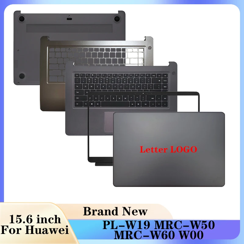 

NEW Laptop For HUAWEI MateBook D MRC-W50 MRC-W60 W00 PL-W19 15.6" LCD Back Cover/Front Bezel/Palmrest/Bottom Case Laptop Case