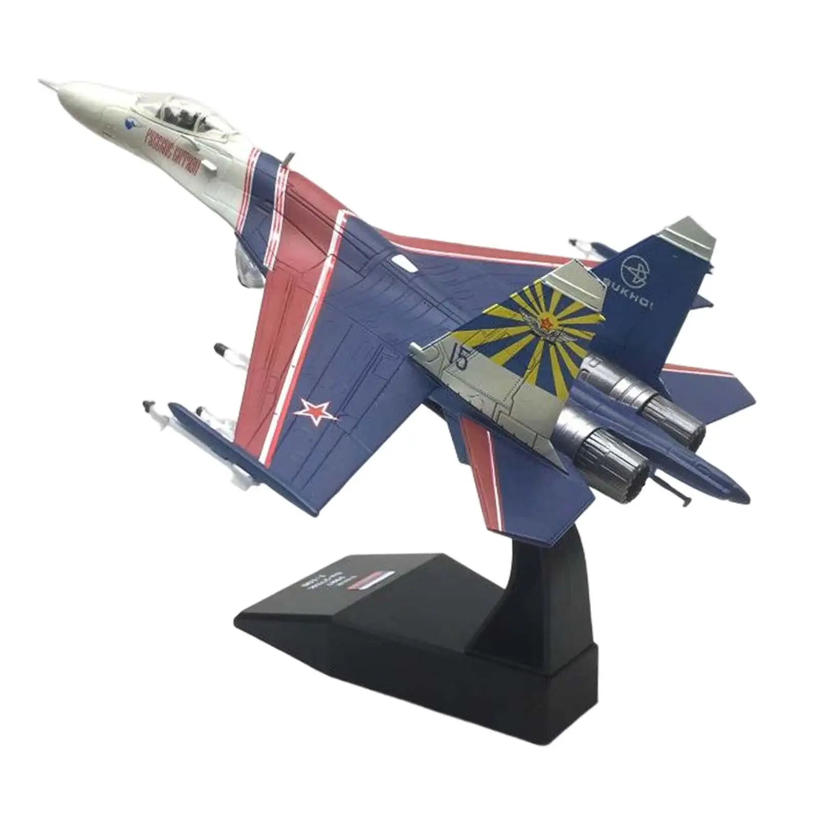 

Russian Plane Model Realistic Airplane Miniature Model Fighter Model for Living Room Office Shelf Birthday Gifts Decoration