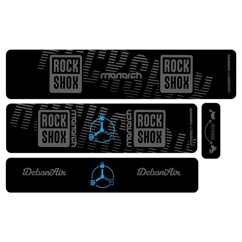 Rockshox Monarch RT3 наклейки на задний Удар DIY Наклейка MTB AM/DH удар Аксессуары для