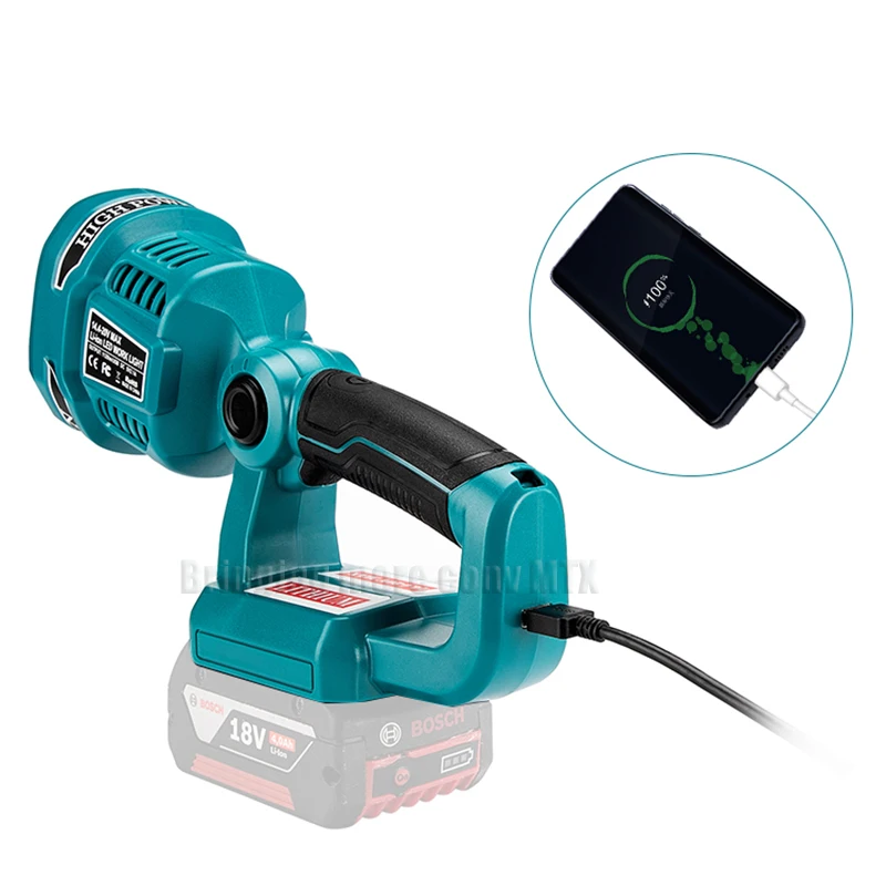 

Светодиодная лампа для аккумулятора Bosch, 14,4 В, 18 в, 12 Вт