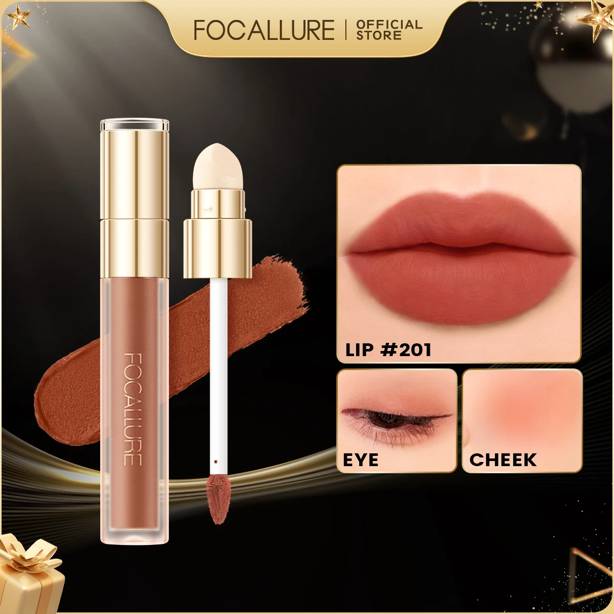 FOCALLURE Matte бархатная жидкая помада стойкие увлажняющие блески для губ легкая