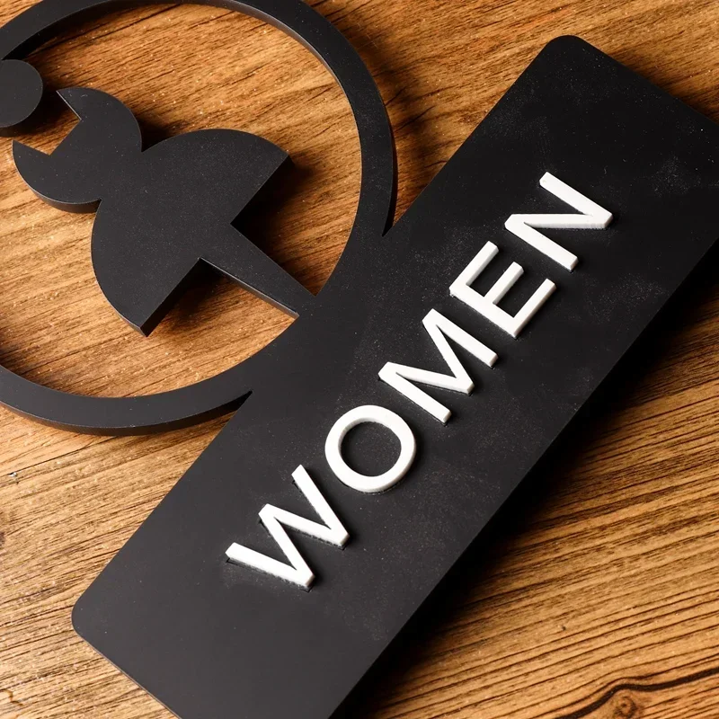 Вывеска для ванной комнаты туалета мужчин и женщин вывеска вывеска-напоминание