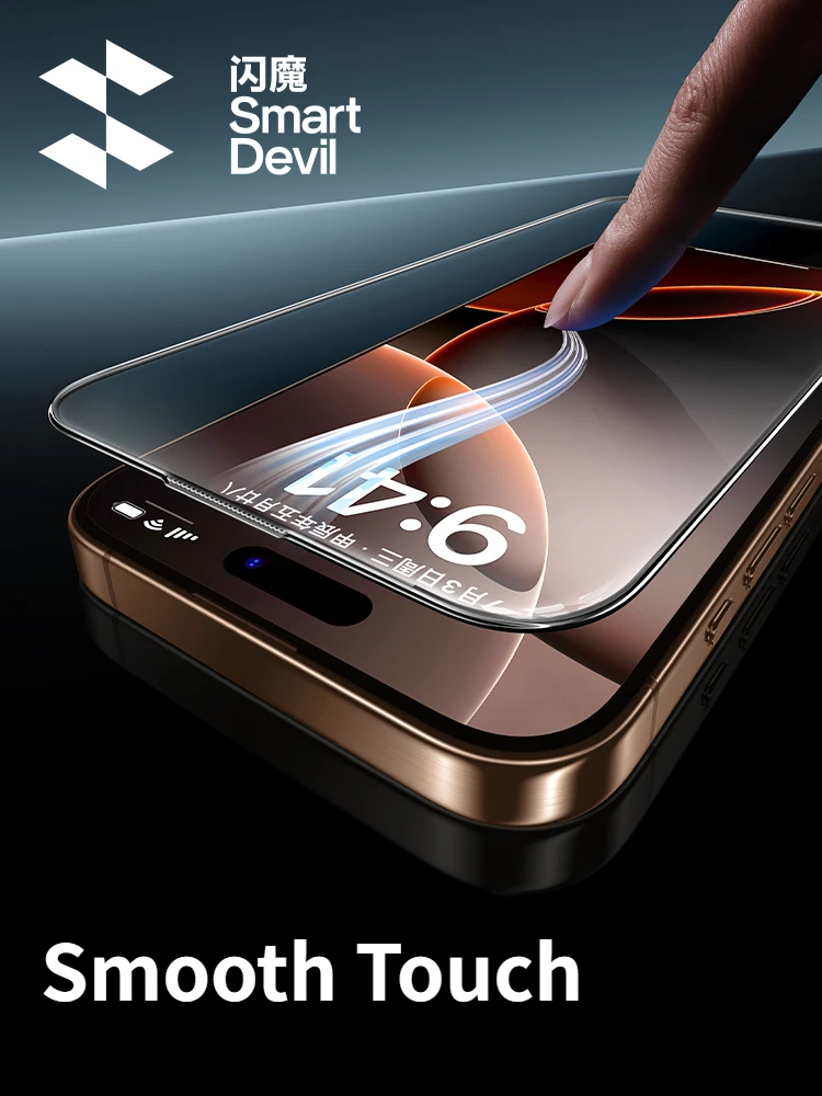 Закаленное стекло SmartDevil для iPhone 16 ProMax 16Pro защита экрана без пыли HD