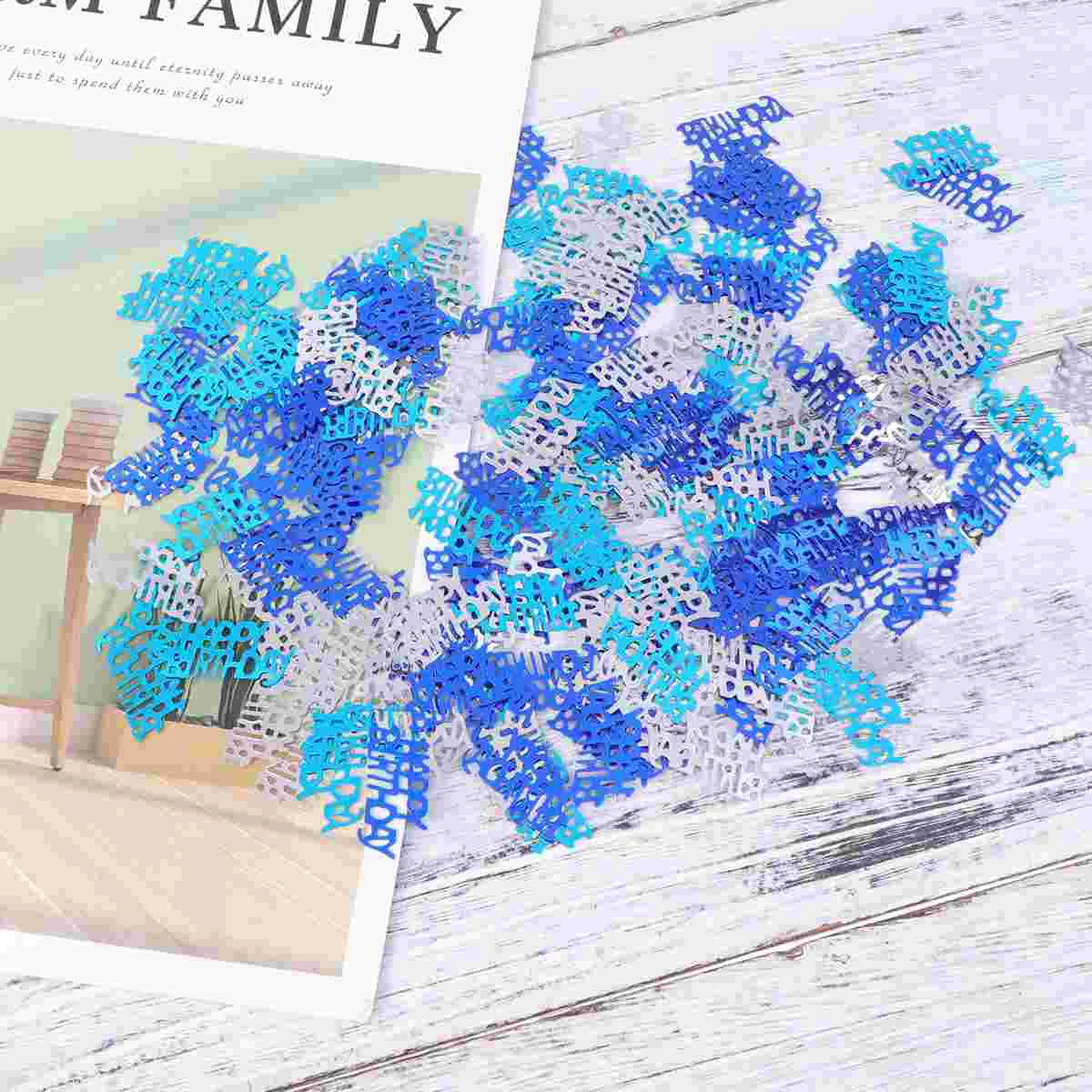 1 упаковка 15 г конфетти с днем рождения украшение стола принадлежности для дня