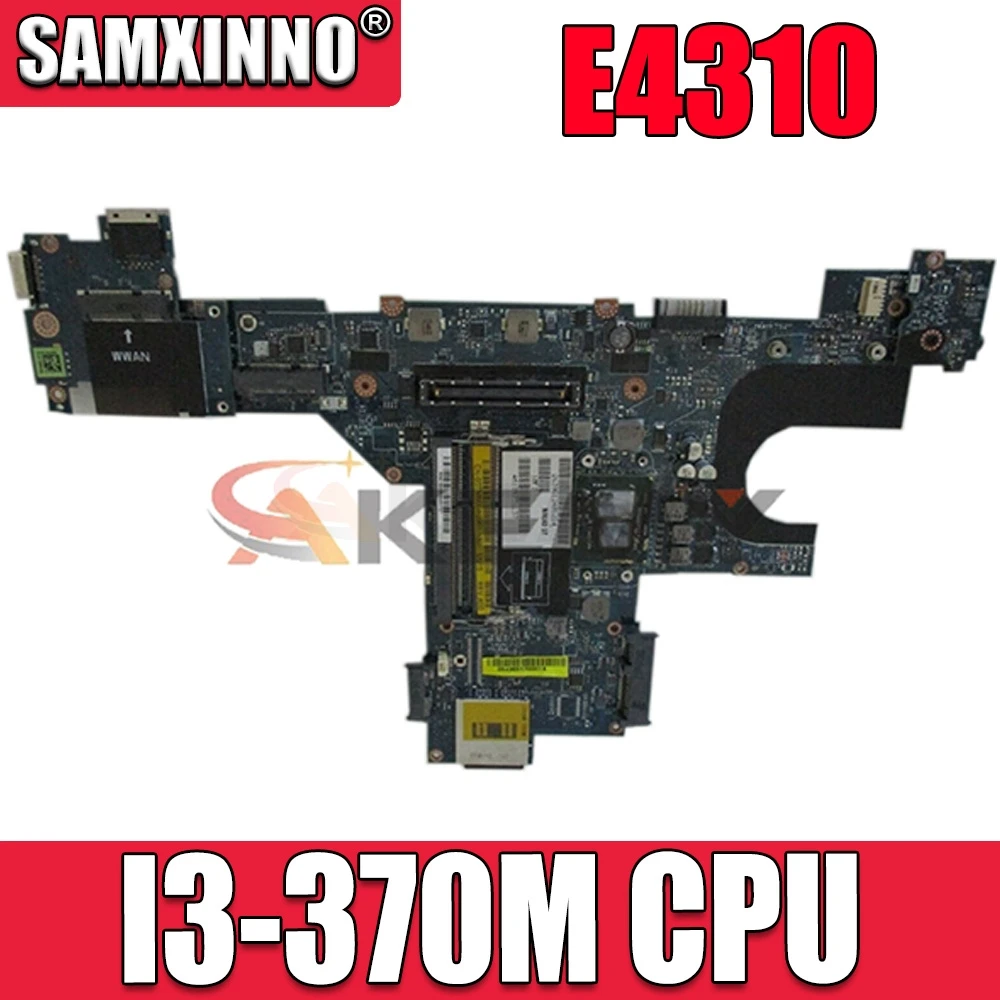 

Akemy For Dell Latitude E4310 Laptop Motherboard CN-073MM6 073MM6 73MM6 NAL60 LA-5691P I3-370M CPU DDR3