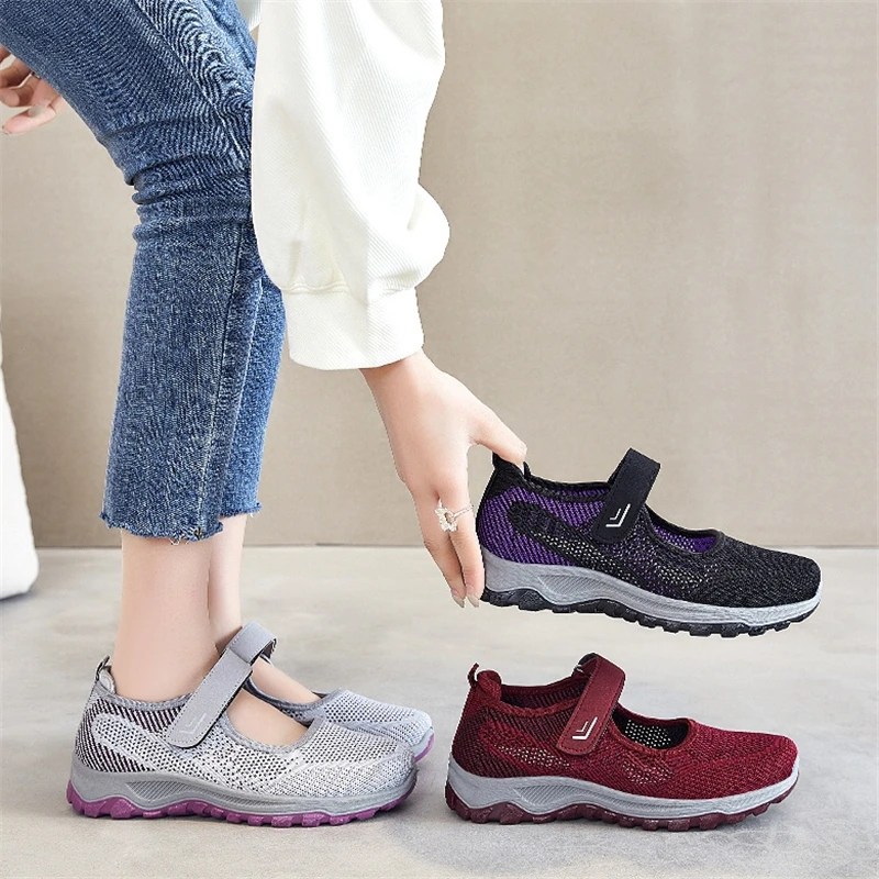 

Comfortable Women Sports Sneakers Walking Running Mesh Shoes Casual Tennis Athletic Workout Breathable Summer Autumn Spring