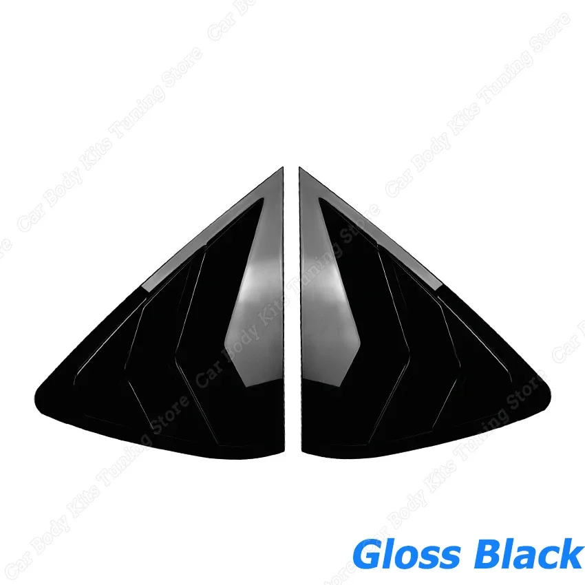 

Для BMW X6 F16 2015-2019 автомобильное заднее боковое окно, жалюзи, вентиляционные отверстия, декоративная крышка для лобового стекла, 2 шт., глянцевый черный/углеродный вид, пластик