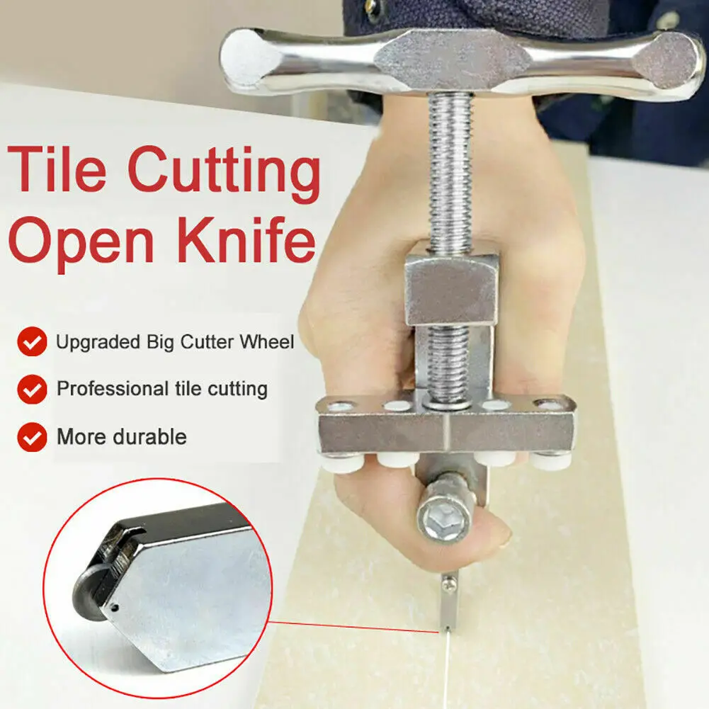 

Honhill Glass Cutter Ceramic Tile Handheld Multifunctional Portable Cutting Tool Household Ceramic Tile Cutter Cutting Hand Tool
