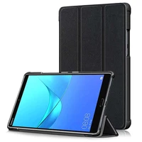 mokoemi triple fold stand case for huawei mediapad m5 8 lite 10 1 tablet case cover