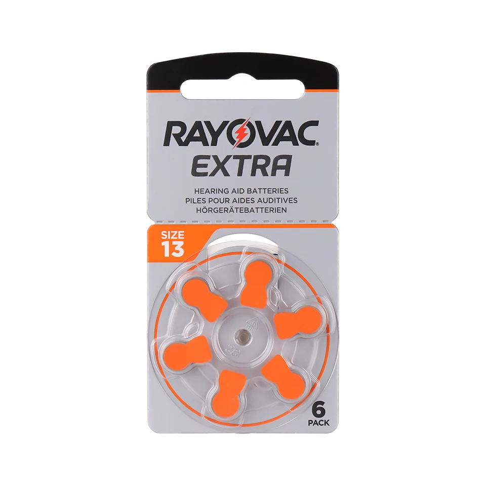 Батарейки для слухового аппарата Rayovac A13 13A 13 P13 PR48 60 шт. | Электроника
