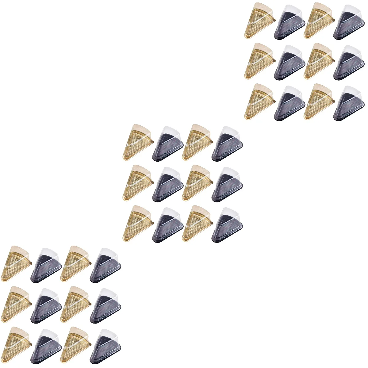 

120 Pcs Cake Slice Boxes Useful Cake Slice Containers Cakes Boxes