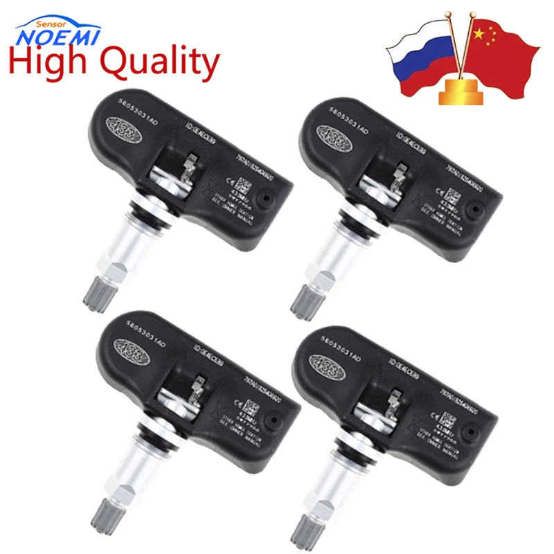 

4pcs 56053031AD Tire Pressure Monitoring Sensor TPMS For Chrysler Dodge High Level Of Accuracy Car Accessories New