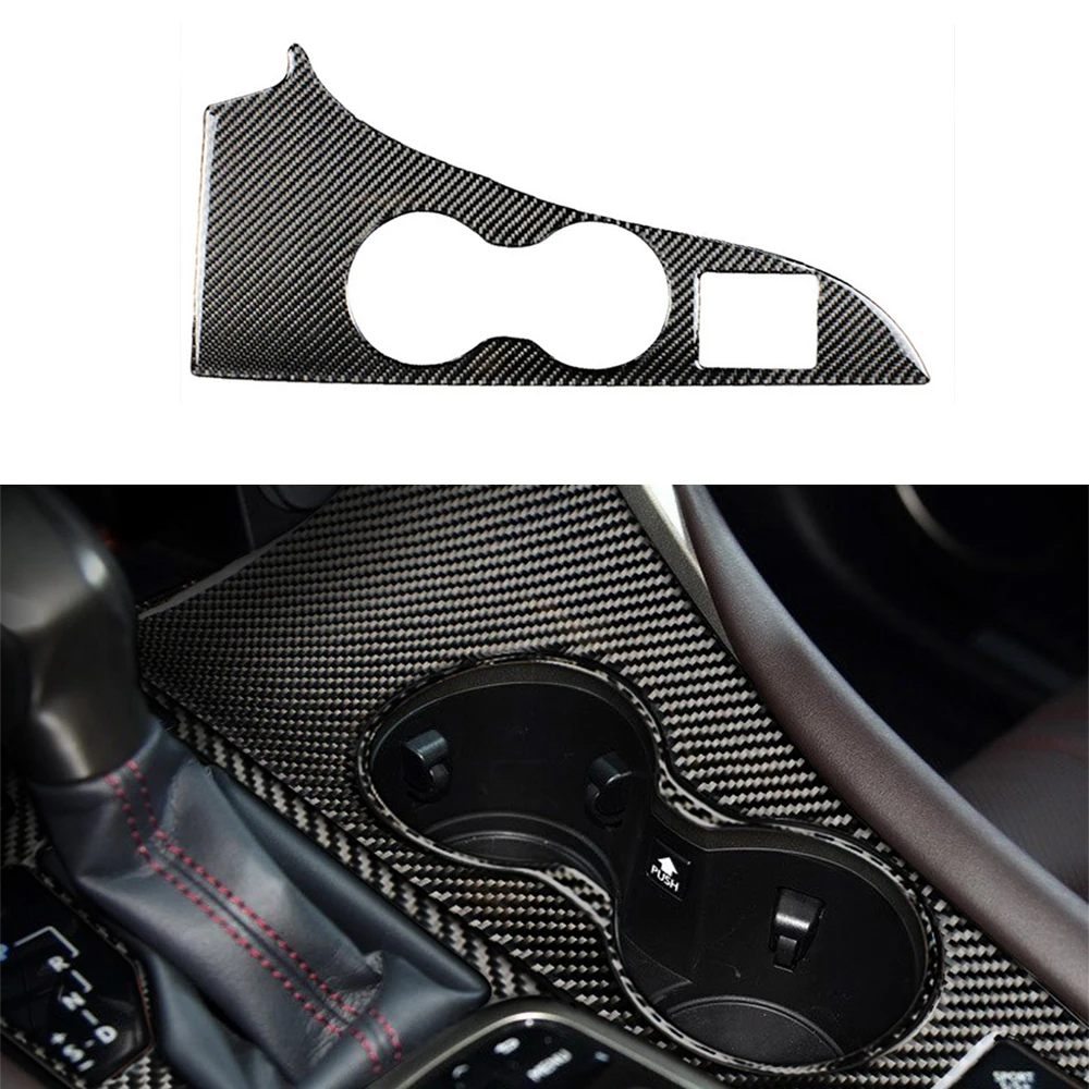 

Cup Holder Panel Decoration Cover Trim Sticker Decal for Lexus RX300 270 200T 450H 2016-2019 Car Accessories Carbon Fiber