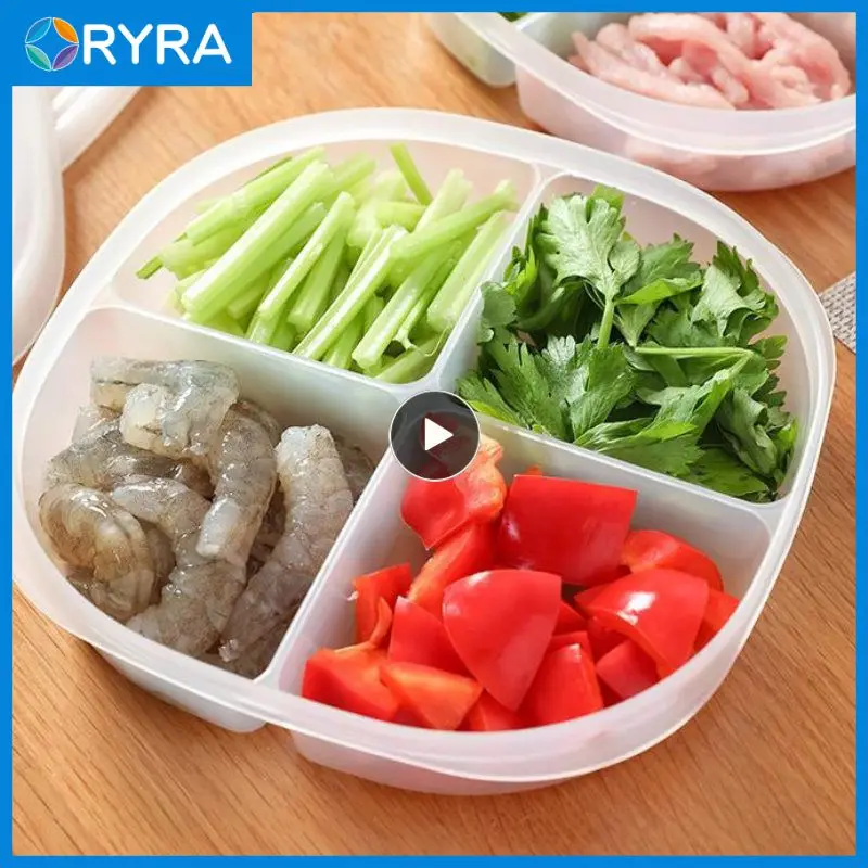 

Refrigerator Storage Box Household Multifunctional Fresh-keeping Box Food Material Storage Box Kitchen Packaging Box Vegetable