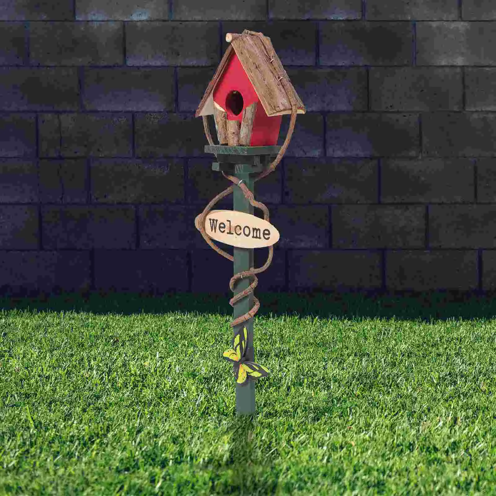 

Decorative Hummingbird Decor Outdoors Garden Decoration Gardening Decorative Outdoor Lawn House Poles Outdoors Breeding