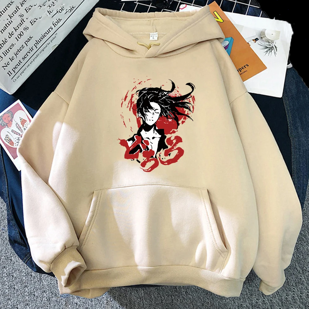 

Толстовка с рисунком аниме Dororo Hyakkimaru, Мужская одежда, утепленная уличная одежда, одежда Moletom, забавные толстовки, модные толстовки с круглым ...