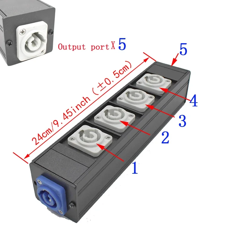 Алюминиевый корпус Strider Rui NAC3MPA NAC3MPB для светодиодной подсветки 20A/250V