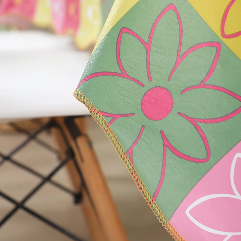 Скатерть PEVA водонепроницаемая прямоугольная и квадратная садовая скатерть из