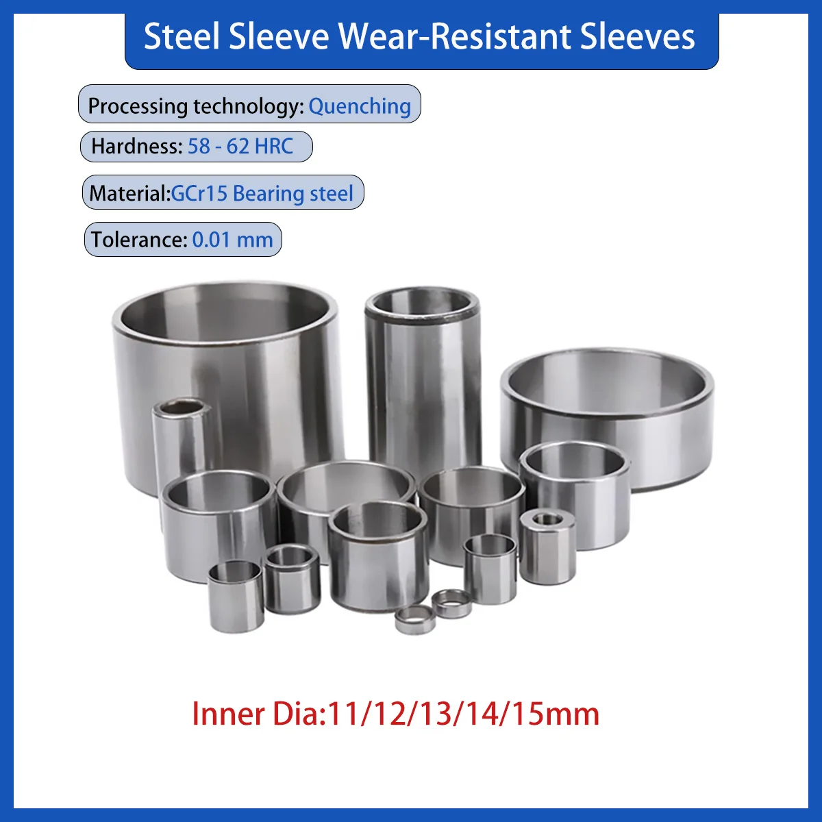 

Стальные разборные втулки M11-M15