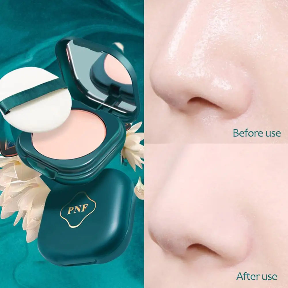 

1PC Oil Control Loose Powder Concealer Brightening Skin Tone Base Face Makeup Cosmetic Waterproof Lasting Powder Korean Makeup