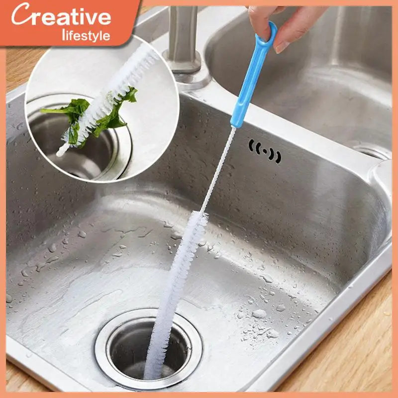 

Extended Pipe Dredge Brush Kitchen Sink Face Sink Flexible Pipe Artifact Tool Anti Blocking Cleaning Hook Household Gadgets