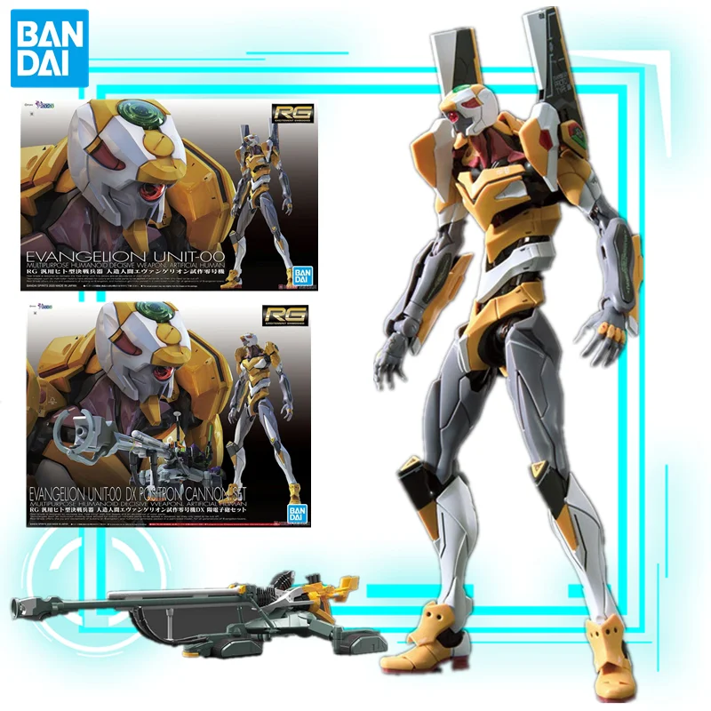

Bandai Original genuine Rg Evangelion EVA00 PROTOTYPE Deluxe Edition Action Figure Kids Assemble Model Mech Robot Toys Gift