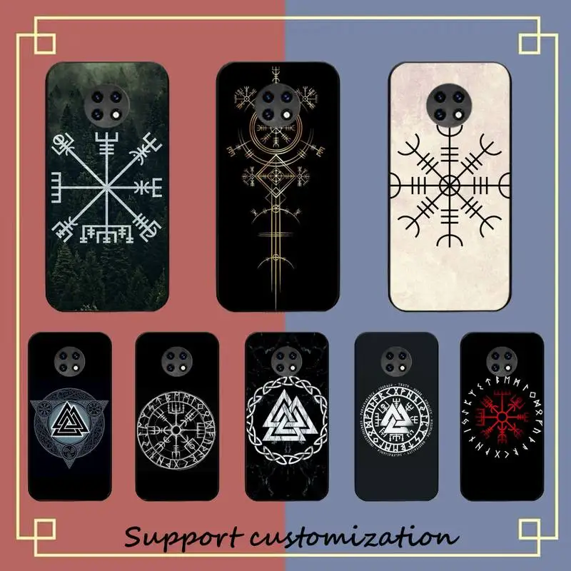

Viking Vegvisir Odin Nordic Phone Case for Redmi Note 8 7 9 4 6 pro max T X 5A 3 10 lite pro