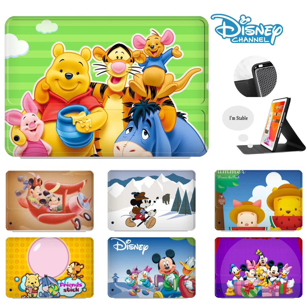 

Чехол для iPad Pro 11 2021 2020 2018, чехол для iPad Mini 6 Mini 5 4, мягкий силиконовый защитный чехол, флип-чехол для планшета с диснеевским рисунком Микки Маус...