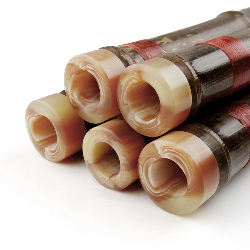 G Key Woodwind Вертикальный китайский бамбуковый музыкальный инструмент Xiao флейта Red