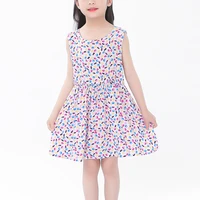 sheecute toddler girls sleeveless casual a line cotton summer vintage dress for school party 3 12 years