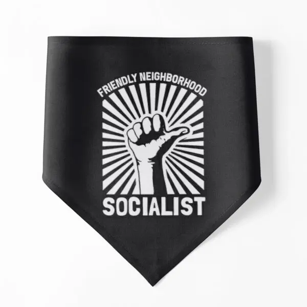 

Socialist Alternative Dog Bandanas Supplies Kerchief Cat Costume Puppy Towel Holiday Party Print Accessories Christmas Scarf