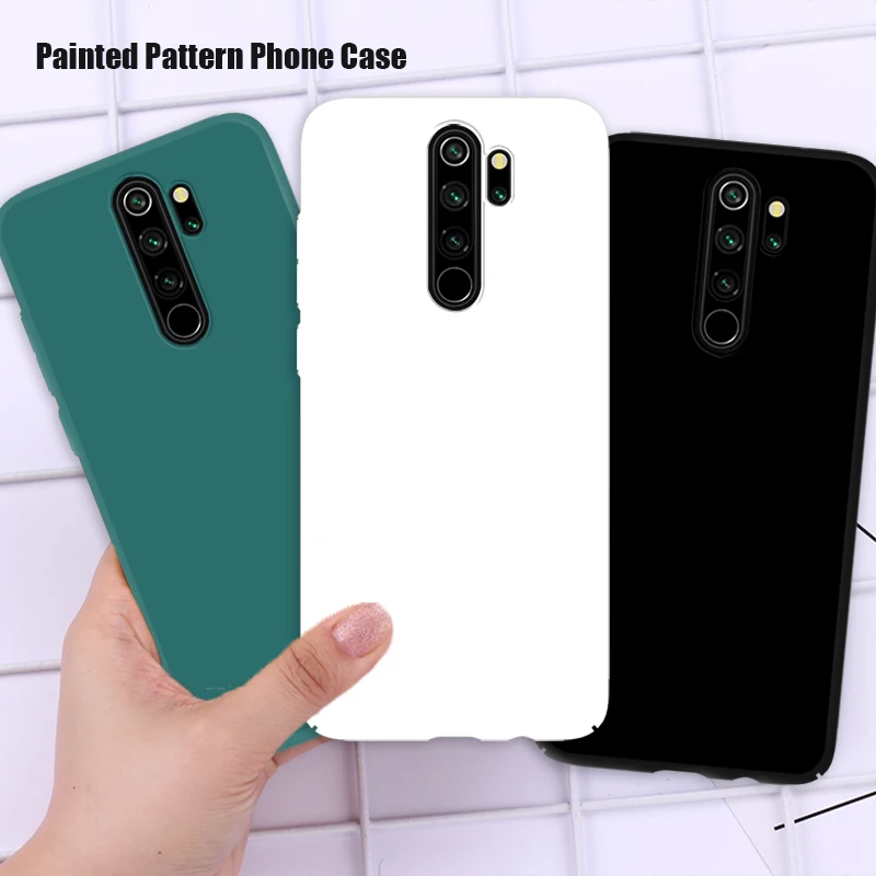 

Custodia opaca colorata SHACK per Xiaomi Redmi Note 9 Pro 9T 9S custodia morbida in TPU per Redmi 9 9C NFC 9T 9A 9AT Phone Funda