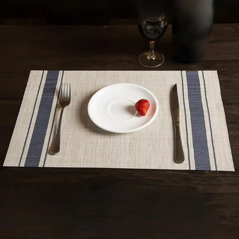 

Нескользящая подстилка, экологически чистый коврик в полоску, коврик для стола, подставка под чашки, коврик для посуды, товары для дома