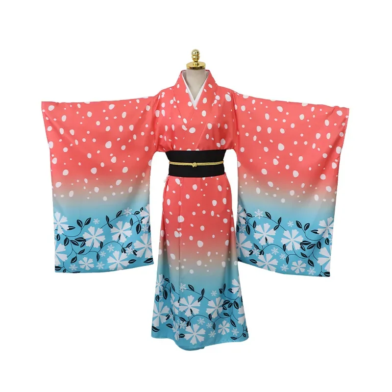 Женский костюм для косплея из аниме рассекающий демонов кимоно акана в японском