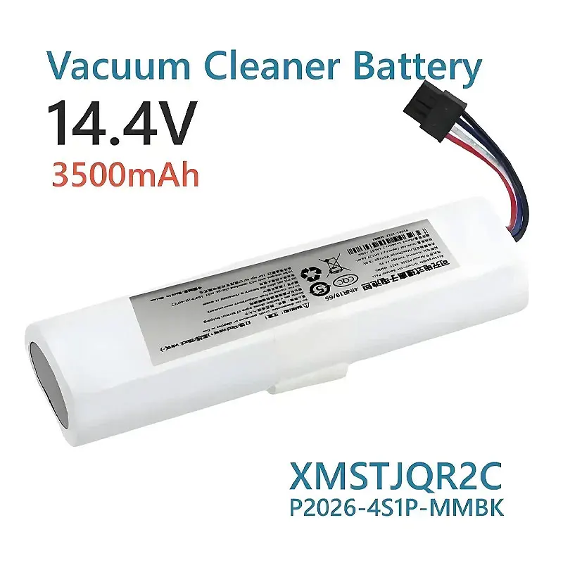 Фото Аккумулятор P2026-4S1P-MMBK для робота-пылесоса Xiaomi Mijia 2C (XMSTJQR2C), сменный аккумулятор для робота-пылесоса Xiaomi Trouver, 4000 мАч, 14.4В №1